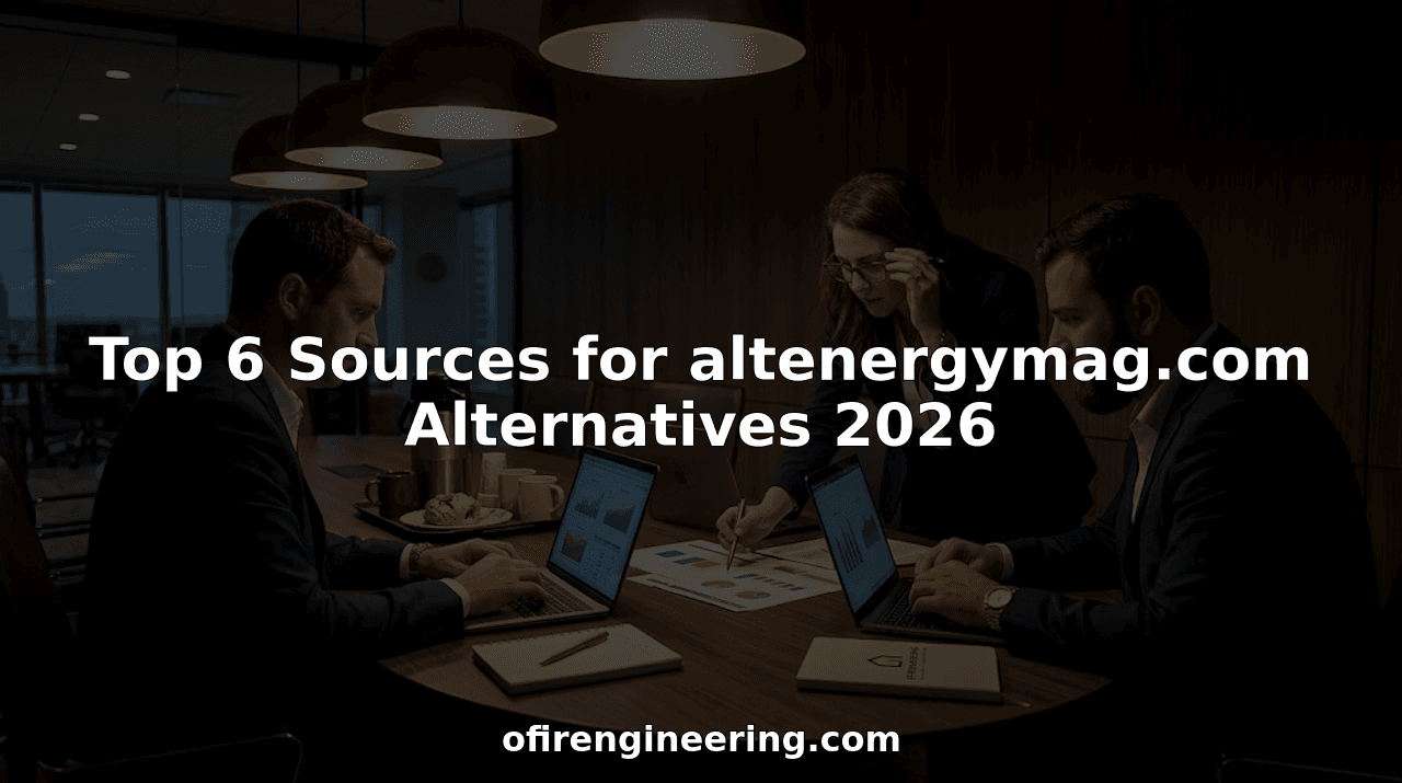 Top 6 Sources for altenergymag.com Alternatives 2026